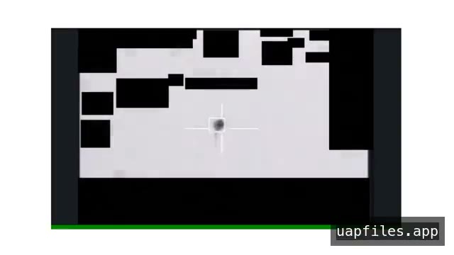 DOW-UAP-PR071, an infrared display showing a dark object inside a reticle
