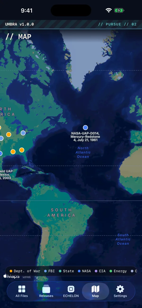 Umbra — the incident map